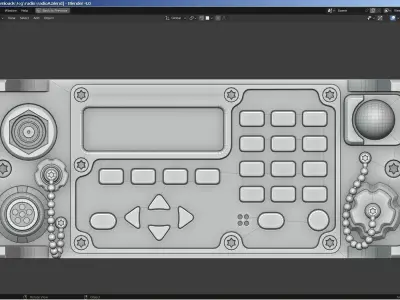 Military Radio 3D model purchase