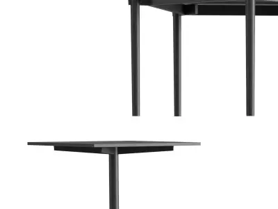 TAK Pedestal Table  02 3D model