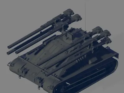 M50 Tank 3D model