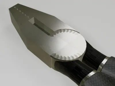 Piler 3D Model pliers Free low-poly 3D model