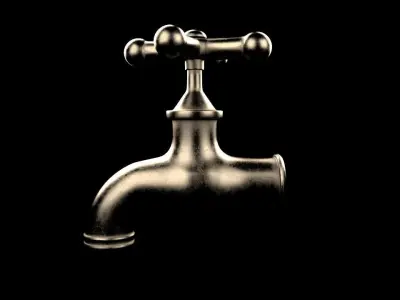 Water tap 3D model
