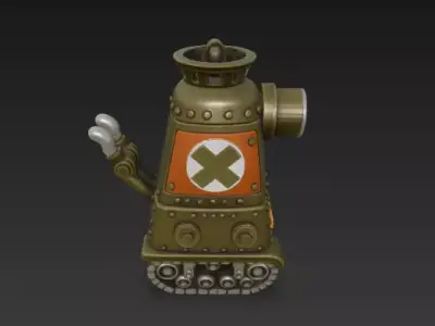 Metal Slug Tank 06 3D print model