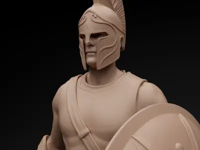 Spartan Hoplite 3D model