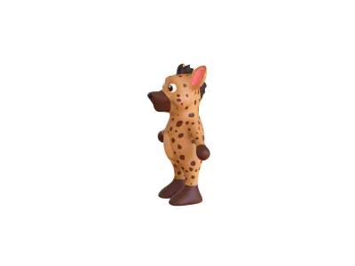 High-Quality 3D Cute Hyena for Games  Low-poly 3D model