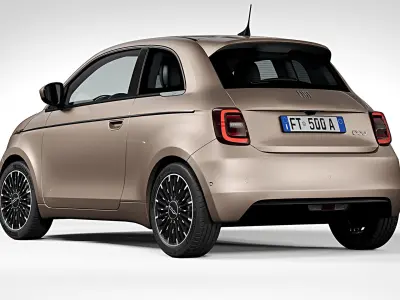 2021 Fiat 500 3plus1 3D model purchase