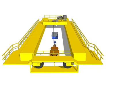 Overhead Crane 3D model purchase