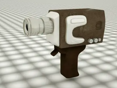 8 millimeter movie camera 3D model