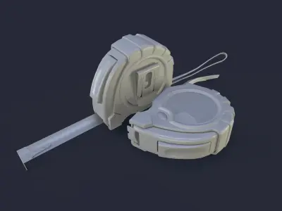 Tape Measure Low-poly 3D model buy