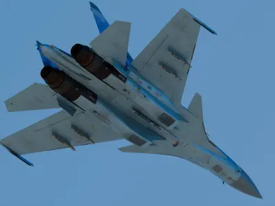 Sukhoi Su-37 3D model