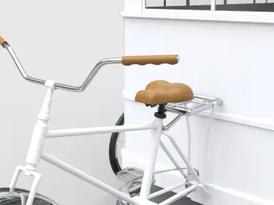 Bike Food Cart 3D model