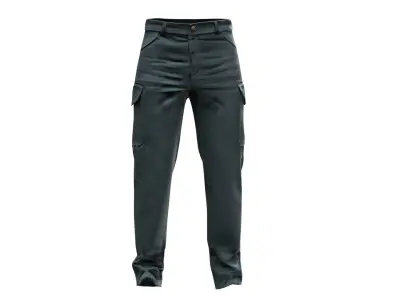 Pants 66 - All MH Bodies - UE5 Skeletons - Rigged Low-poly 3D model