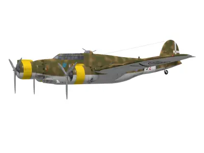 cant z1007bis 3D model buy