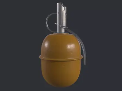 Russian Grenade RGD5 Low-poly 3D model