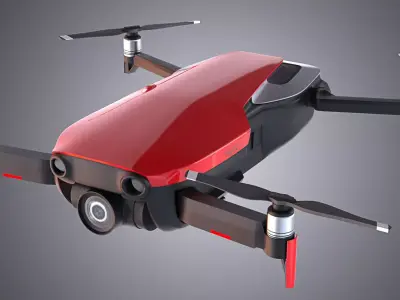 DJI Mavic Air Drone 3D model by udithacgi