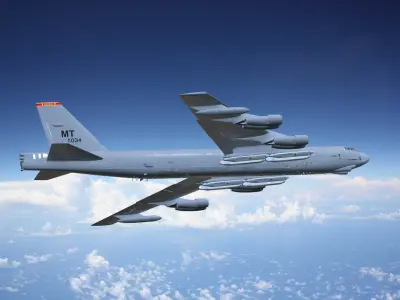 Boeing B-52H Stratofortress 3D model buy