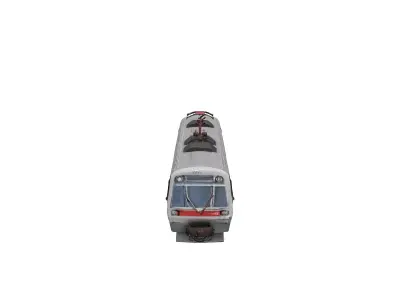 Commuter Train Journey Thanksgiving 3D model