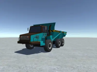 Industrial Trucks pack-1 Low-poly 3D model