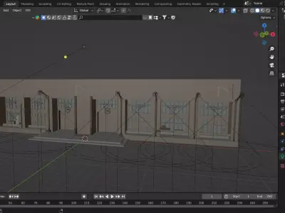 Industrial Factory Low-poly 3D model purchase