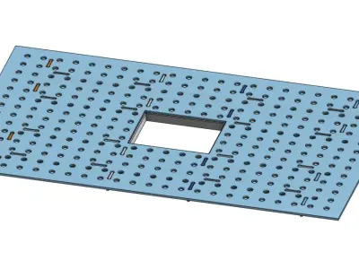 30x48in welding fabrication table  3D model