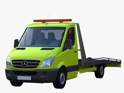 Tow truck Sprinter 3D model