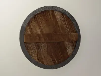 Viking Shield Pack Free low-poly 3D model