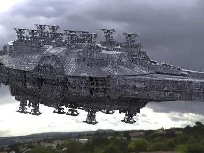 Jupiter Scouter Ship 2 3D model