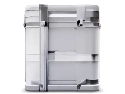HighTech Storage Container with Transparent Sides Low-poly 3D model