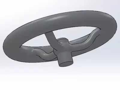 Volante steering wheel Free 3D model