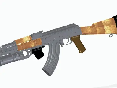 GP-25 acessories 3D model