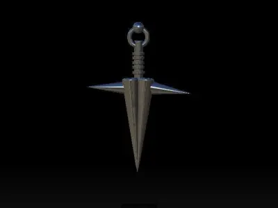 shuriken collection metal spike 3D Model Pack