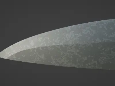 Sword - Barong Sword Low-poly 3D model