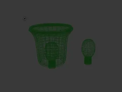 Wall Lamp Head Free low-poly 3D model