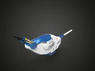 weapon artillery 3D print model