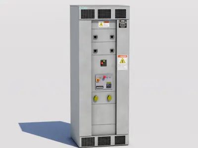 Electrical Box 10 Low-poly 3D model
