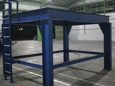 Platform platformform - steel structure Free 3D model