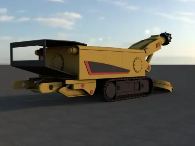 roadheader 3D model