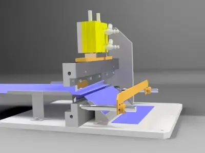 Mini shear machine 3D model