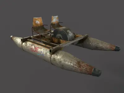 Water Bike no 3 3D model