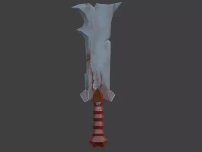 Stylised swords low-poly game ready Low-poly 3D model Low-poly 3D model