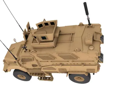 MaxxPro Fighting Vehicle 3D model