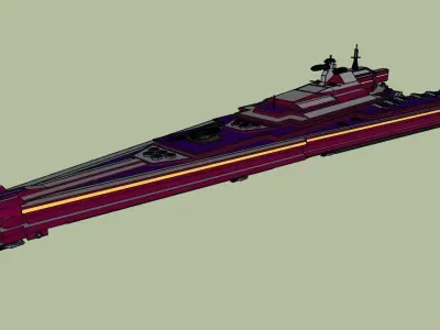 Angular - destroyer class Free 3D model