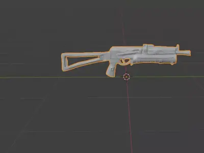 sub-machine gun  3D model