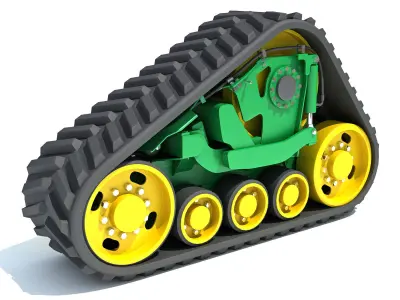 Continuous Track 3D model