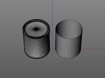 Gallon paint can with plastic handle  3D model