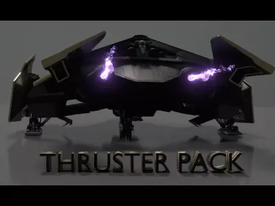 Thrusters Pack VDB  3D model