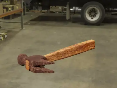 Old hammer Free 3D model purchase