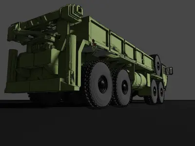 M997 Hemtt Oshkosh MLRS Ammunition Truck 3D print model