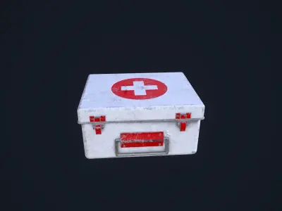 First Aid Kit Low-poly 3D model purchase