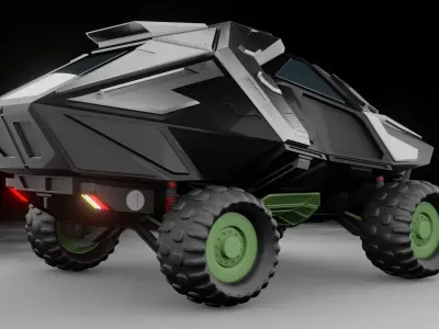 Truck SUV concept model 3D model