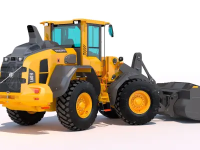 Wheel loader Volvo L60H 3D model